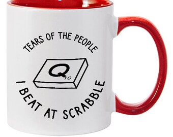 Choose any letter Personalised Scrabble Letters Mug Cup e.g Q Choose any letter Personalised Scrabble Letters Mug Cup e.g Q