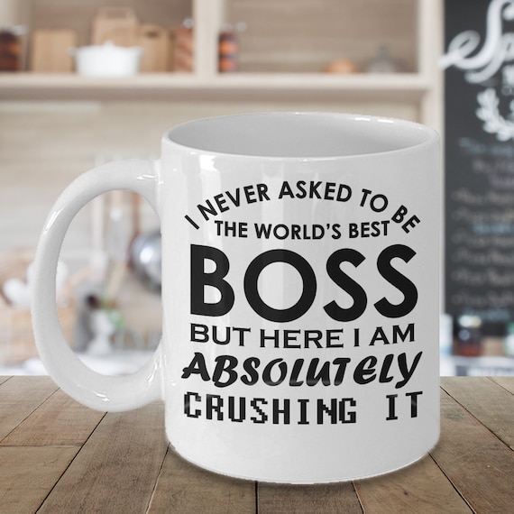 World's Best Boss Funny Sarcastic Boss Gift from Employee Etsy