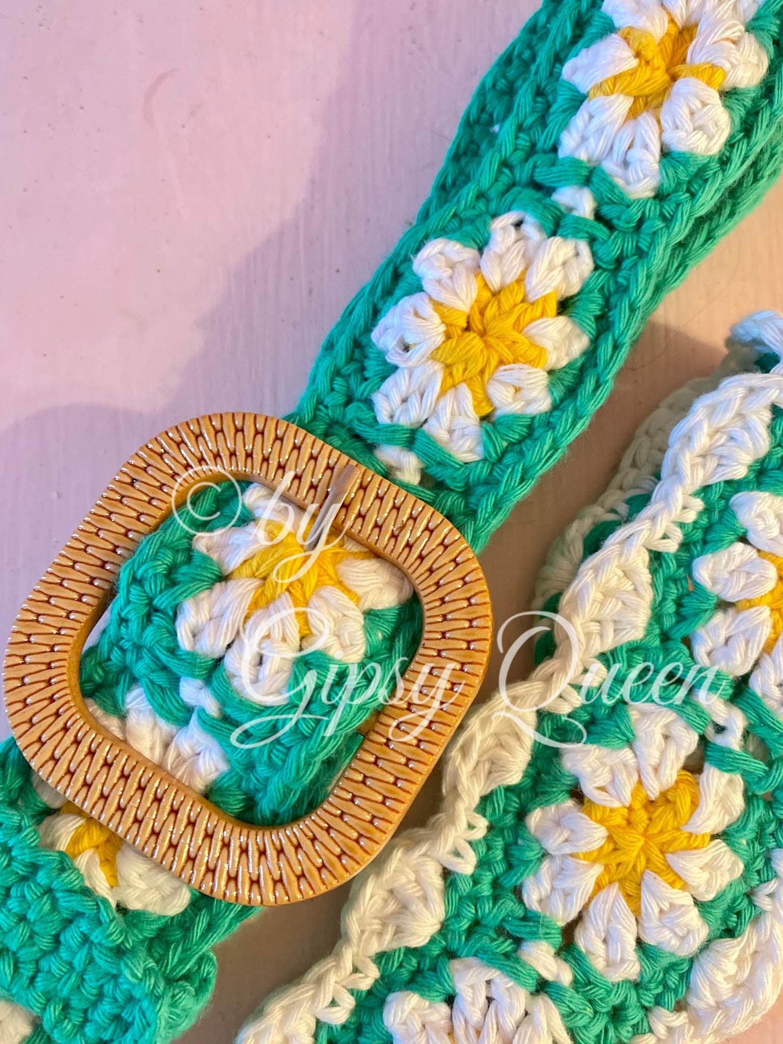 nastyamasha Crochet Belt With Embroidery Logo in Off White One Size New Womens Free Experienced Aunt Lydia main image 2