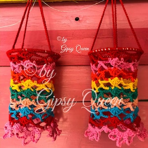 Crochet pattern Lampeline, crochet lamp, crochet lantern, crochet lampshade