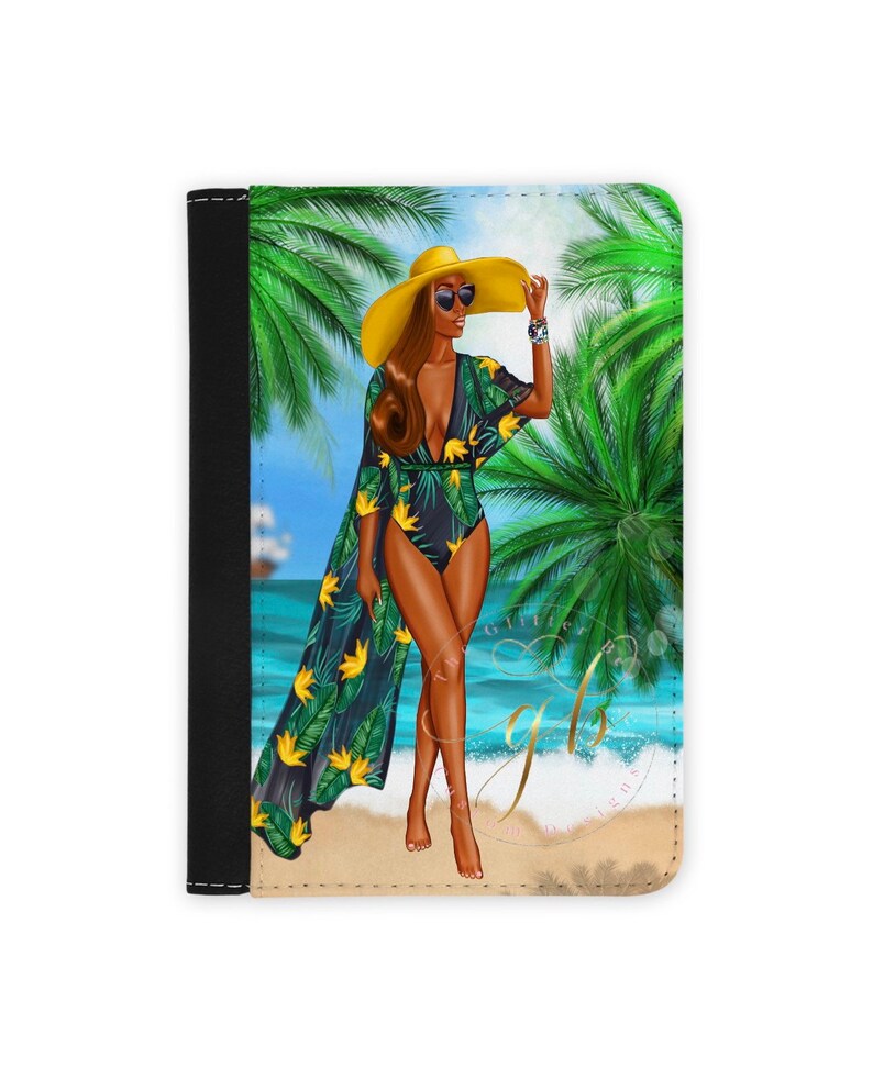 passport Travel Bae- Catch flights travel gifts- passport holder for women Passport cover- Passport holder- Black woman passport cover