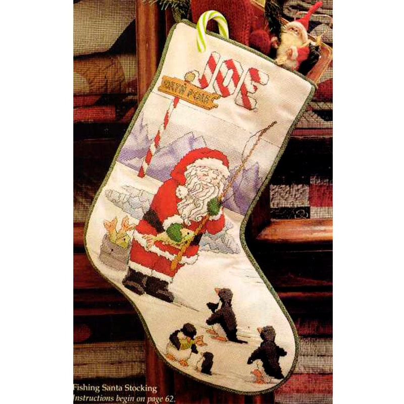 Santa Stocking - Etsy