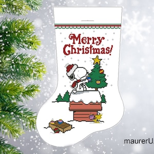 Personalized Christmas stocking Decorating The Dog House Stocking Needle Treasures