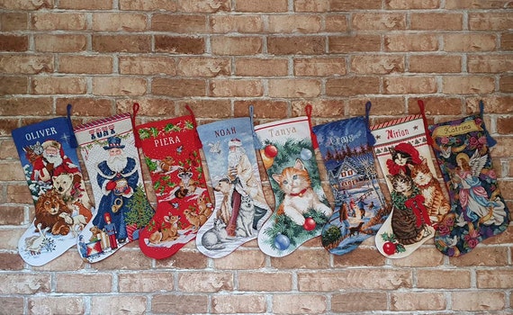 Santa & Animals Stocking Counted Cross Stitch Kit