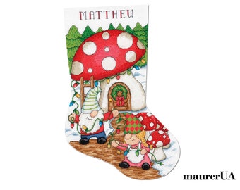 Medias navideñas personalizadas Medias de gnomos Design Works