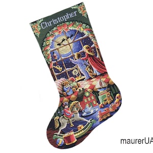 Dimensions 8367 Must be St Nick Christmas Stocking Cross stitch to order