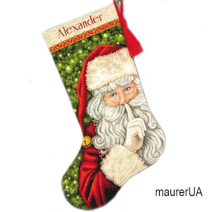 Secret Santa Stocking Personalised Christmas stocking Dimensions 70-08938