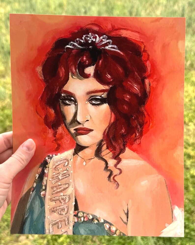 Chappell Roan Art Print / Original Art by Savannah Mcclain - Etsy