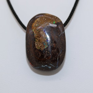 Australian Boulder Opal Pendant