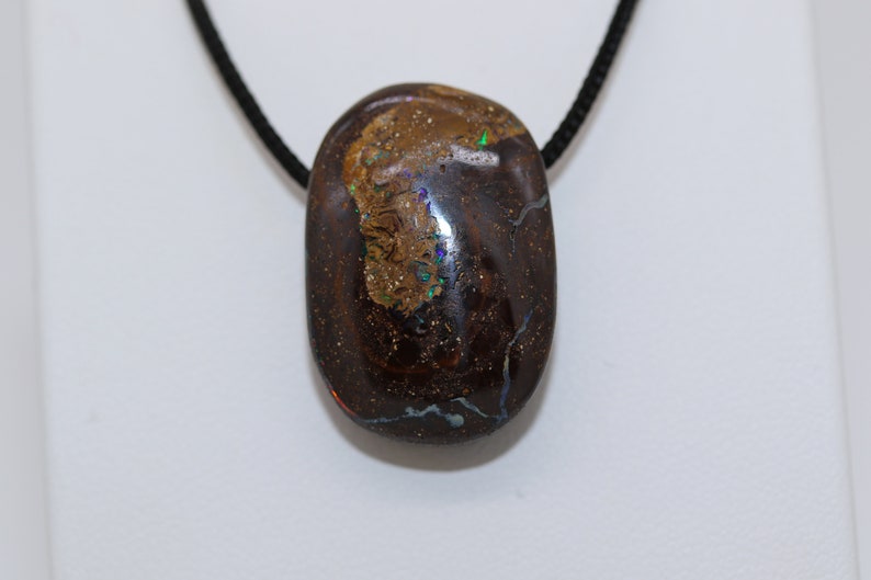Australian Boulder Opal Pendant