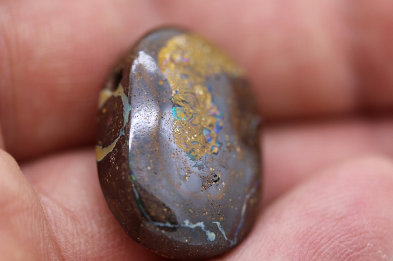 Australian Boulder Opal Pendant