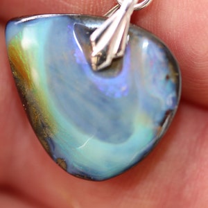 Boulder Opal Pendant with VIDEO