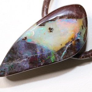 39.6ct Australian Boulder Opal Pendant