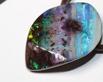 41.7ct Australian Boulder Opal Pendant