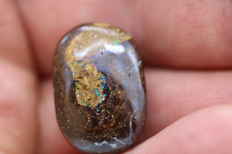 Australian Boulder Opal Pendant