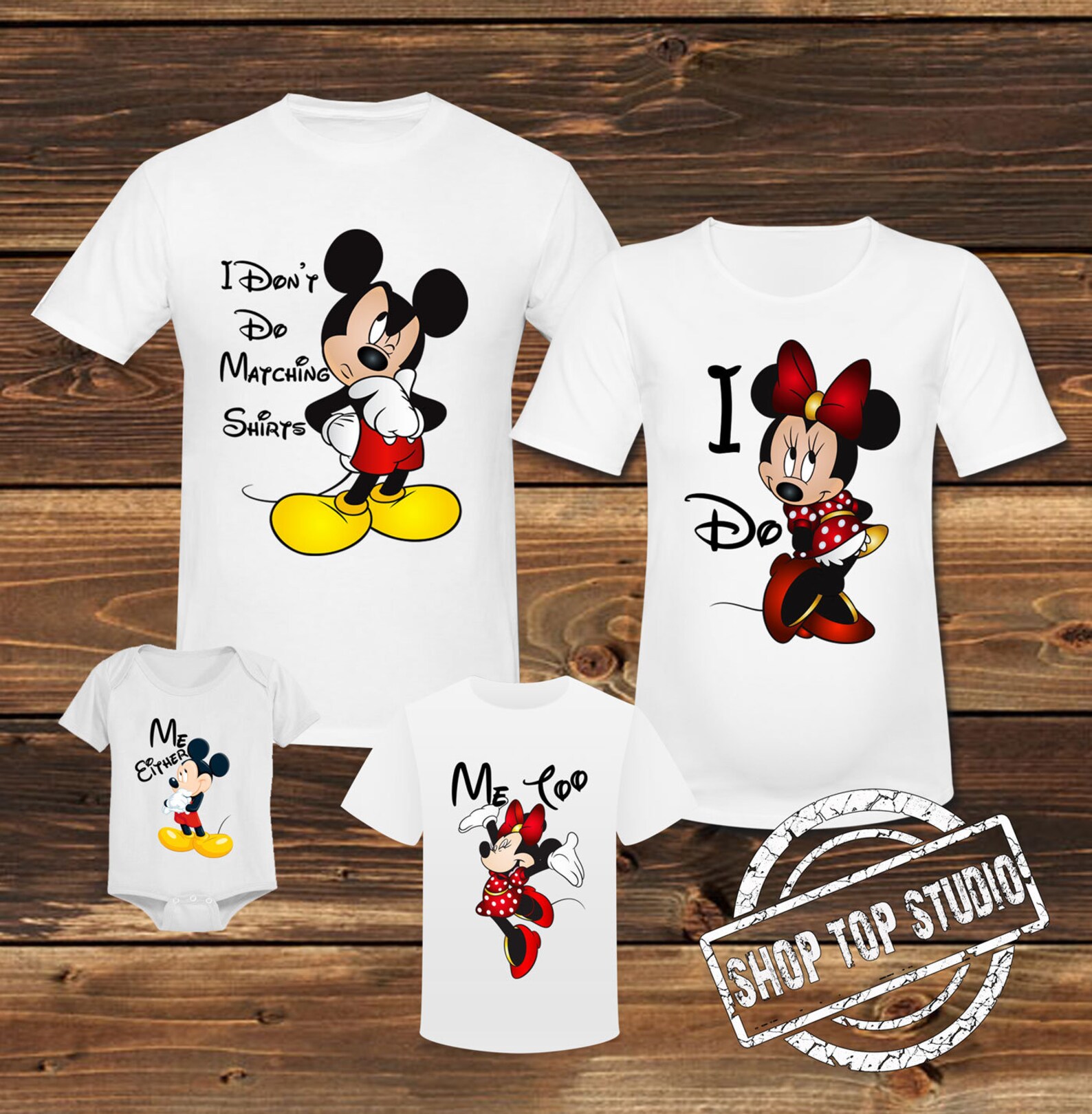 mickey and minnie mouse matching shirts