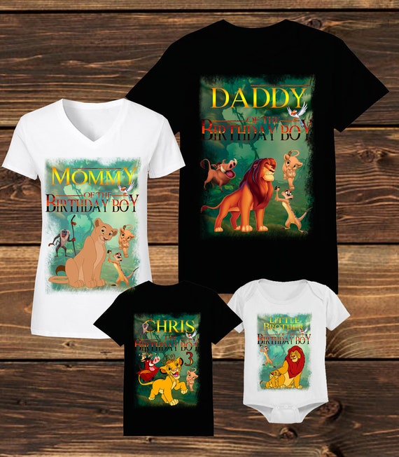 The Lion King Shirt The Lion King Birthday Family Shirt The | Etsy