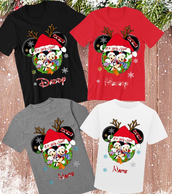 disney xmas shirts