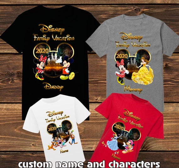 etsy disney family shirts