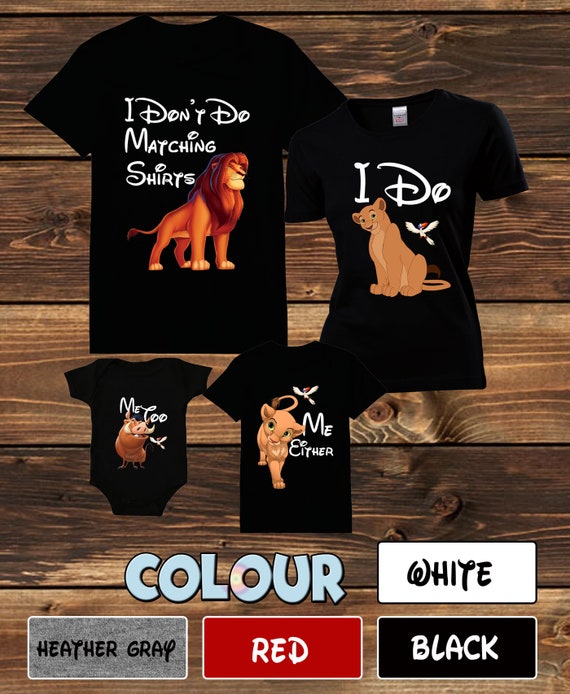 simba and nala couple shirts