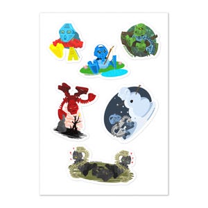 Chronicler’s Company Sticker sheet Bionicle Inspired