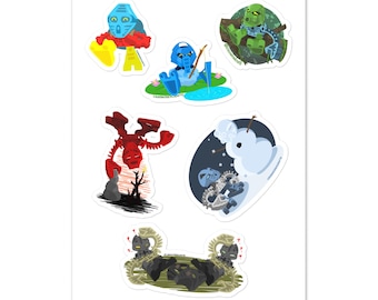 Arkusz naklejek Chronicler’s Company inspirowany Bionicle