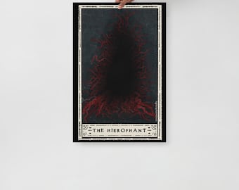 Hierophant Tarot Card Poster Bionicle Inspired