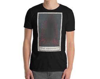Hierophant Tarot Card Short-Sleeve Unisex T-Shirt Bionicle Inspired