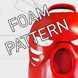 Hau Foam Pattern - Bionicle Cosplay Mask Bionicle-Inspired