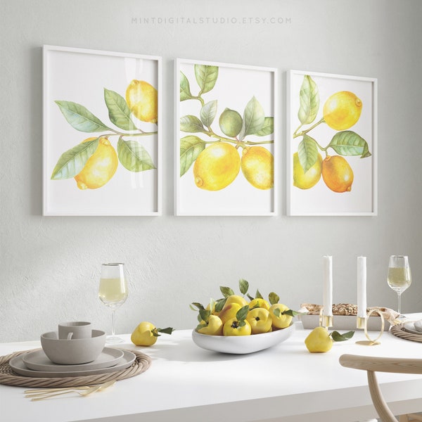 Citrus Wall Art - Etsy