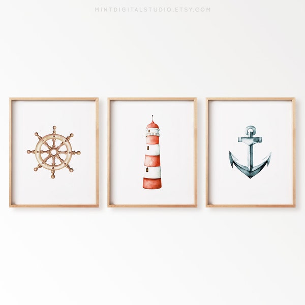 Nautical Wall Art Etsy