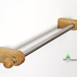 Bathroom Towel Bar// Wooden Towel Hanger //  Kitchen Wall Towel Rack // Wall Mount Towel Hanger // Bathroom Towel Rack // Towel Bar