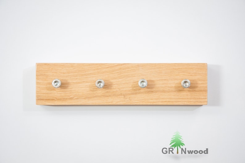 Key Hooks for Wall // Wood Key Holder // Industrial Key Rack Etsy