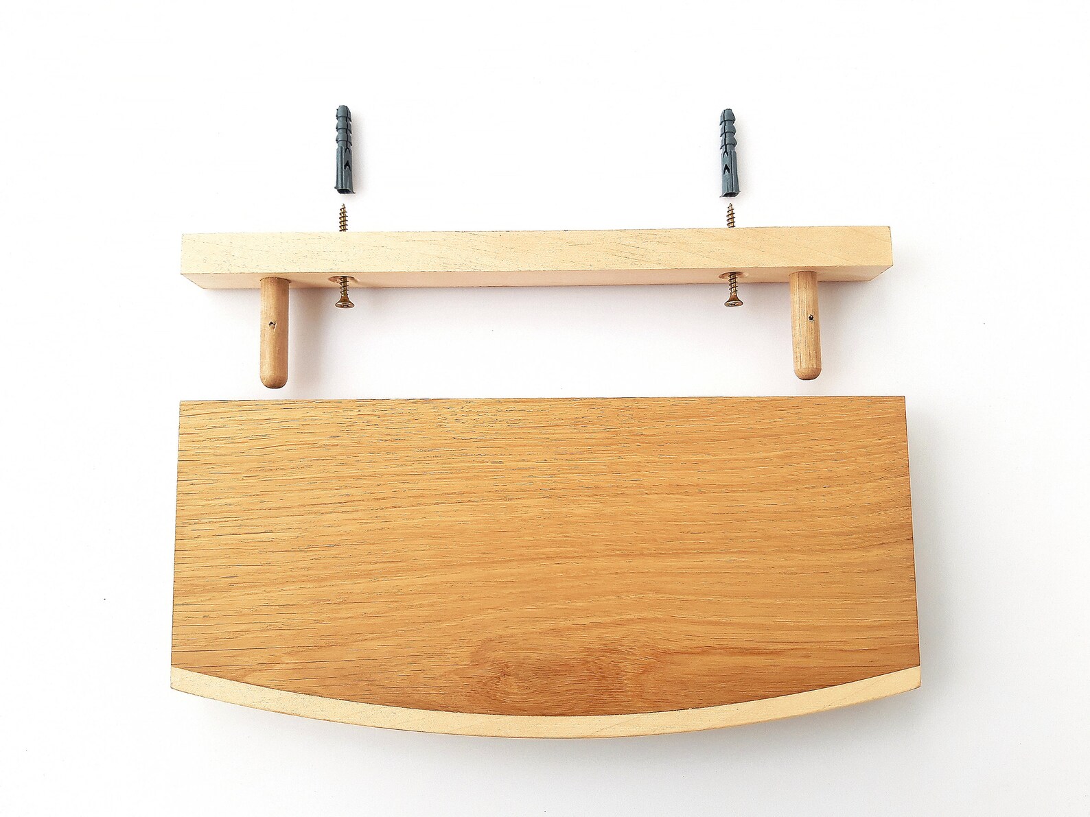Floating Wood Shelf // Floating Wall Shelf With Hiden Joinery Etsy