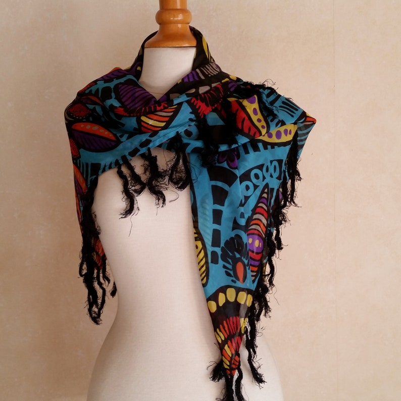 La Bohème Silk Scarf - Multicolour