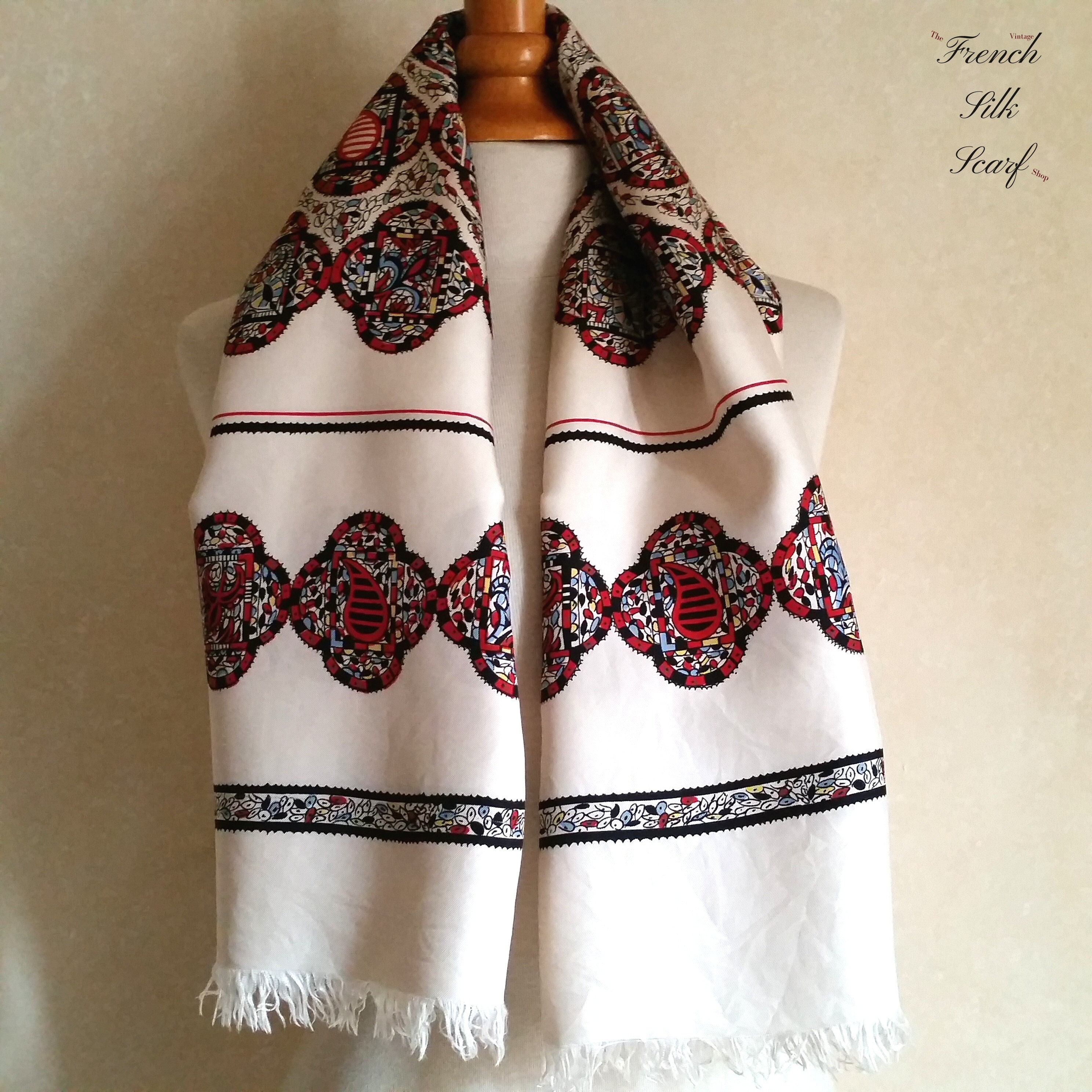 FrenchSilkScarf - Etsy