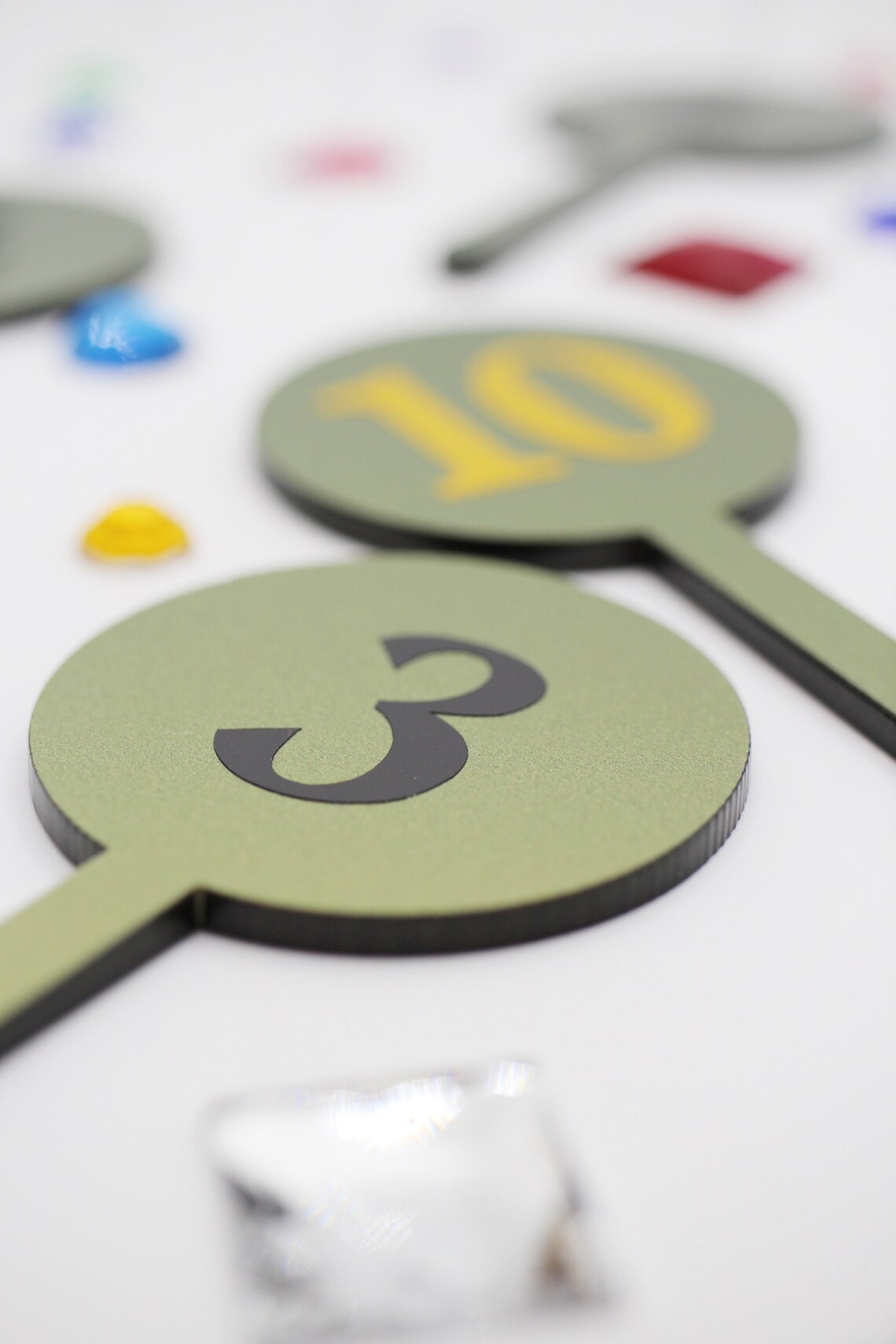 Mini Strictly Come Dancing themed acrylic scoring paddles Etsy