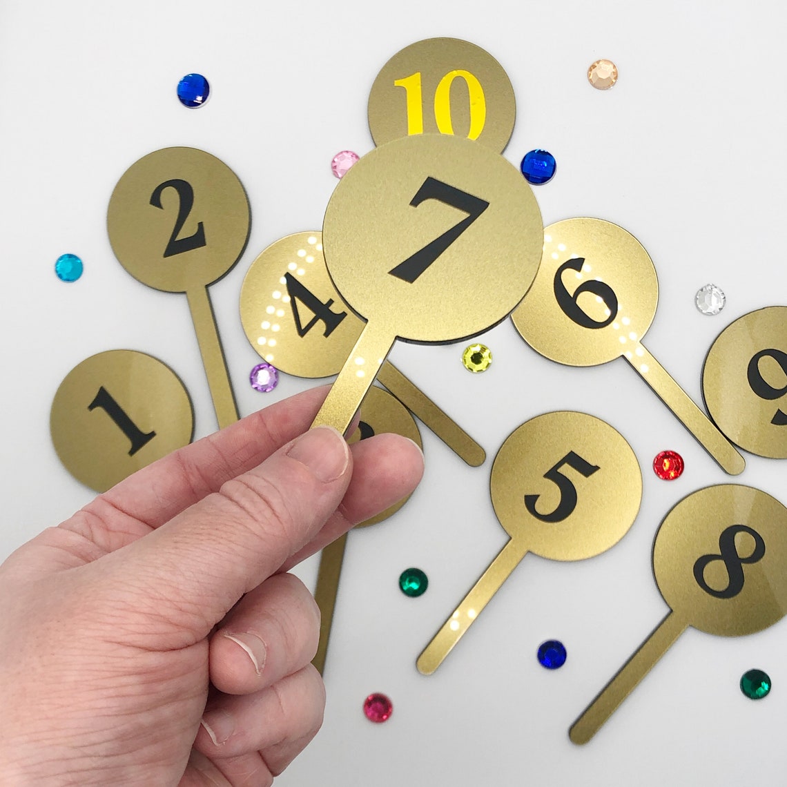 Mini Strictly Come Dancing themed acrylic scoring paddles Etsy