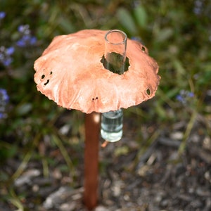 Copper Mushroom Rain Gauge image 5