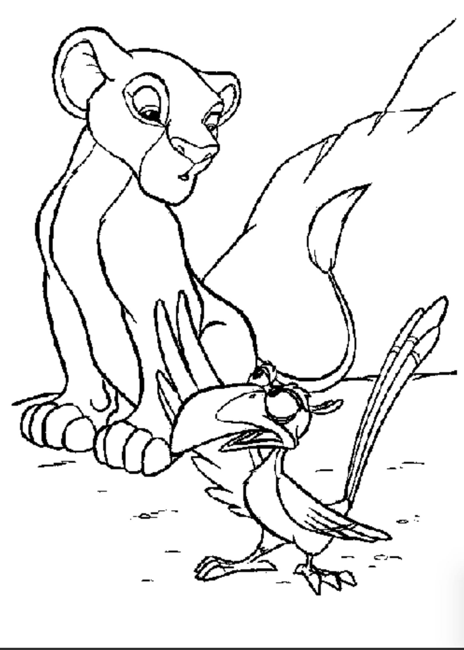 10 Printable Disney Themed Coloring Pages Perfect for Kids | Etsy