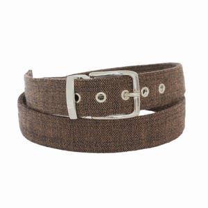 Brown Vegan Belt - Organic & Fair Trade