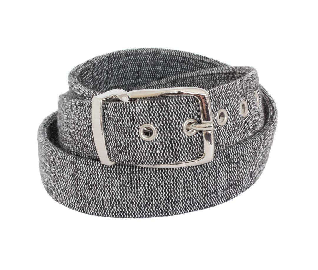 Blanes Microfiber Women S Grey Vegan Belt