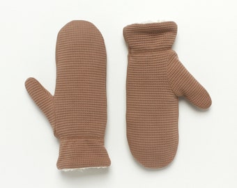 Organic Cotton Gloves | Unisex Vegan Winter Mittens