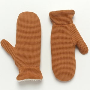 Vegan Mittens Organic Cotton & Plastic-free Winter Gloves image 1