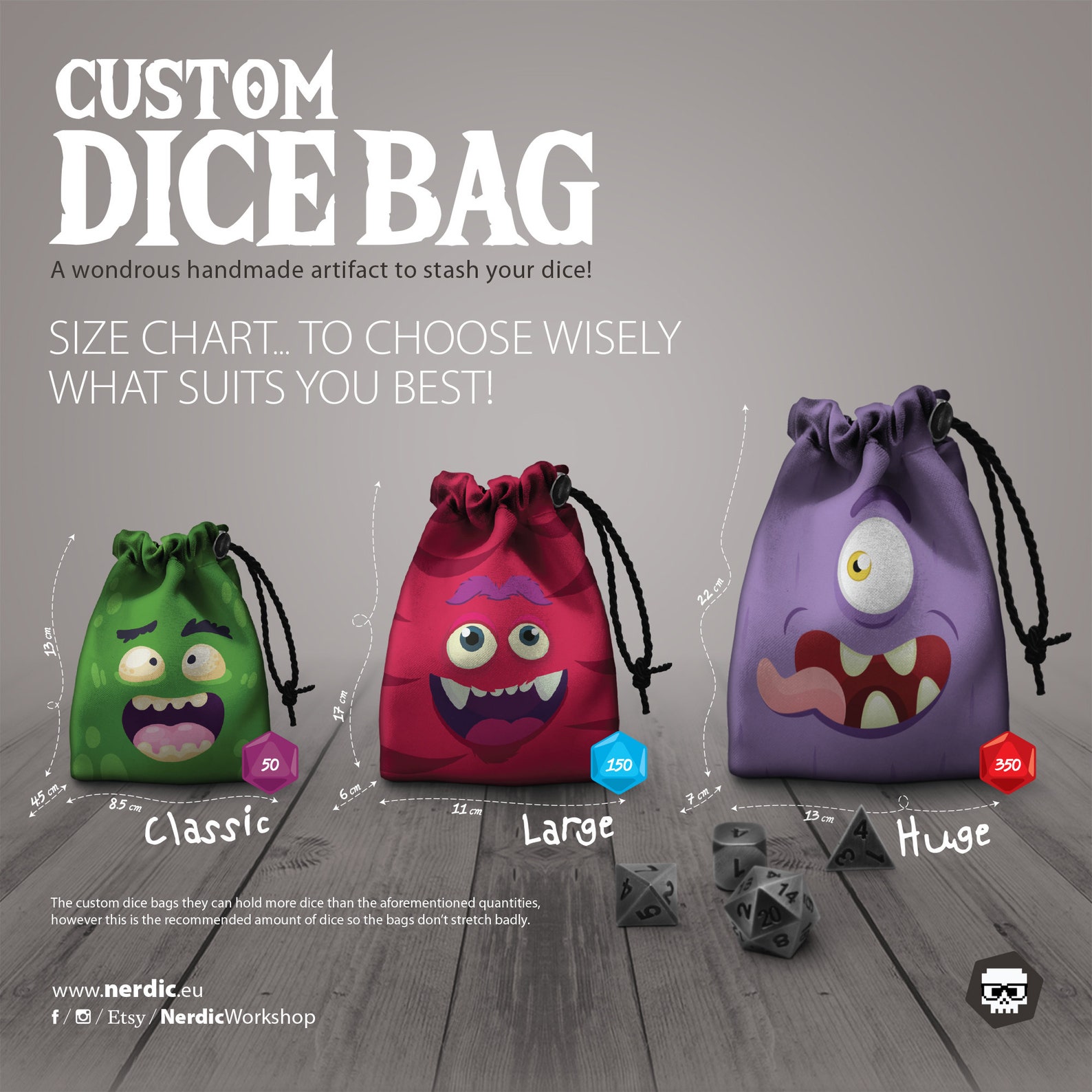Custom Dice Bag / Get Your Own Unique Bag of Holding Etsy