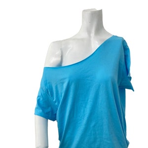 Off The Shoulder Cotton Slouchy T Shirt available in a variety of colours, wide neck, bare shoulder T Shirts