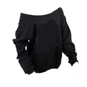 Off the Shoulder Sweatshirt Slouchy 