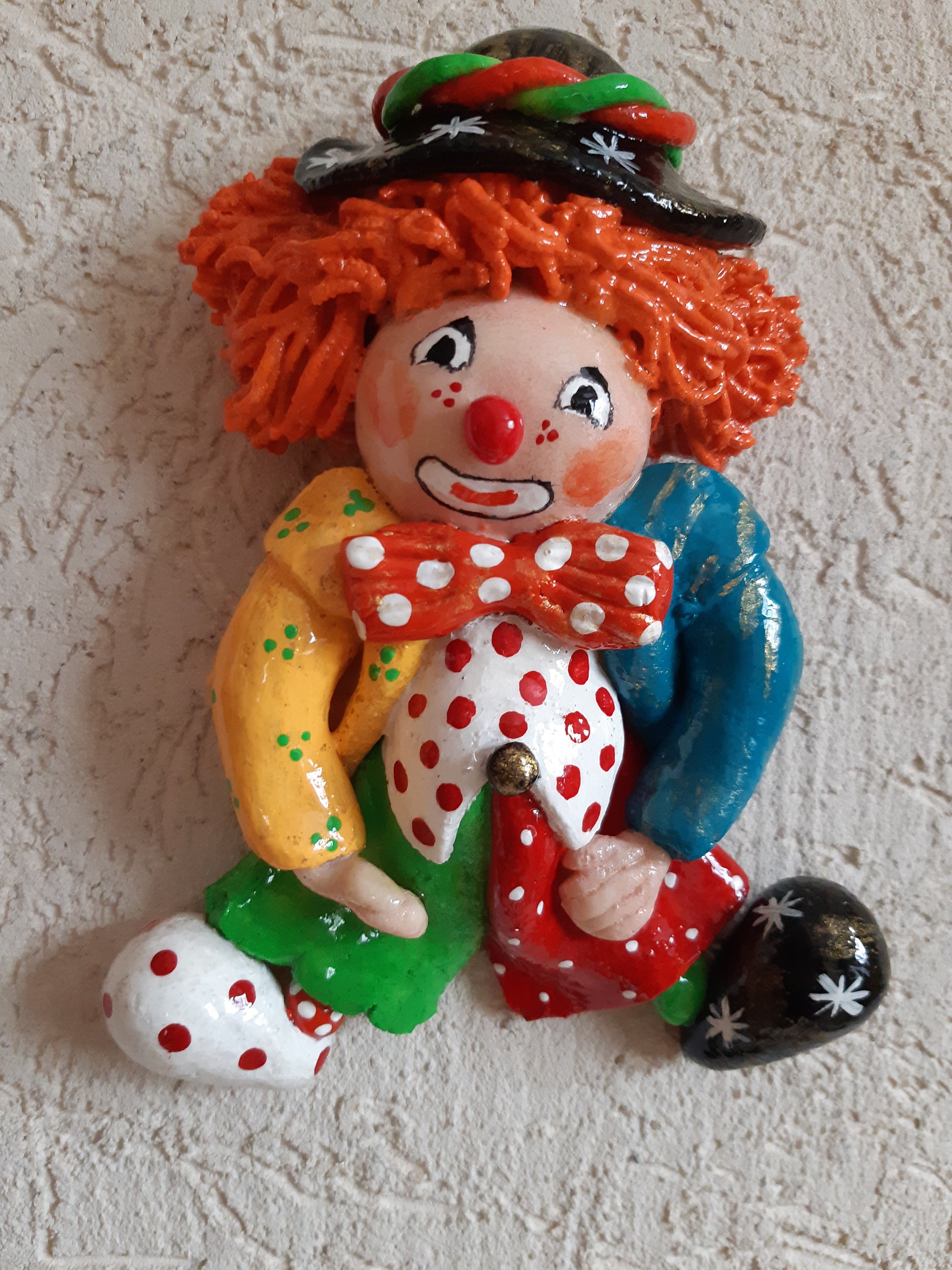 Clown en Pâte à Sel