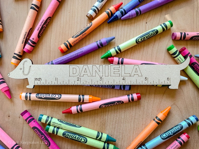 Animal 6 Inch Ruler With Name to Color | Animal Ruler | 100 Days of ...