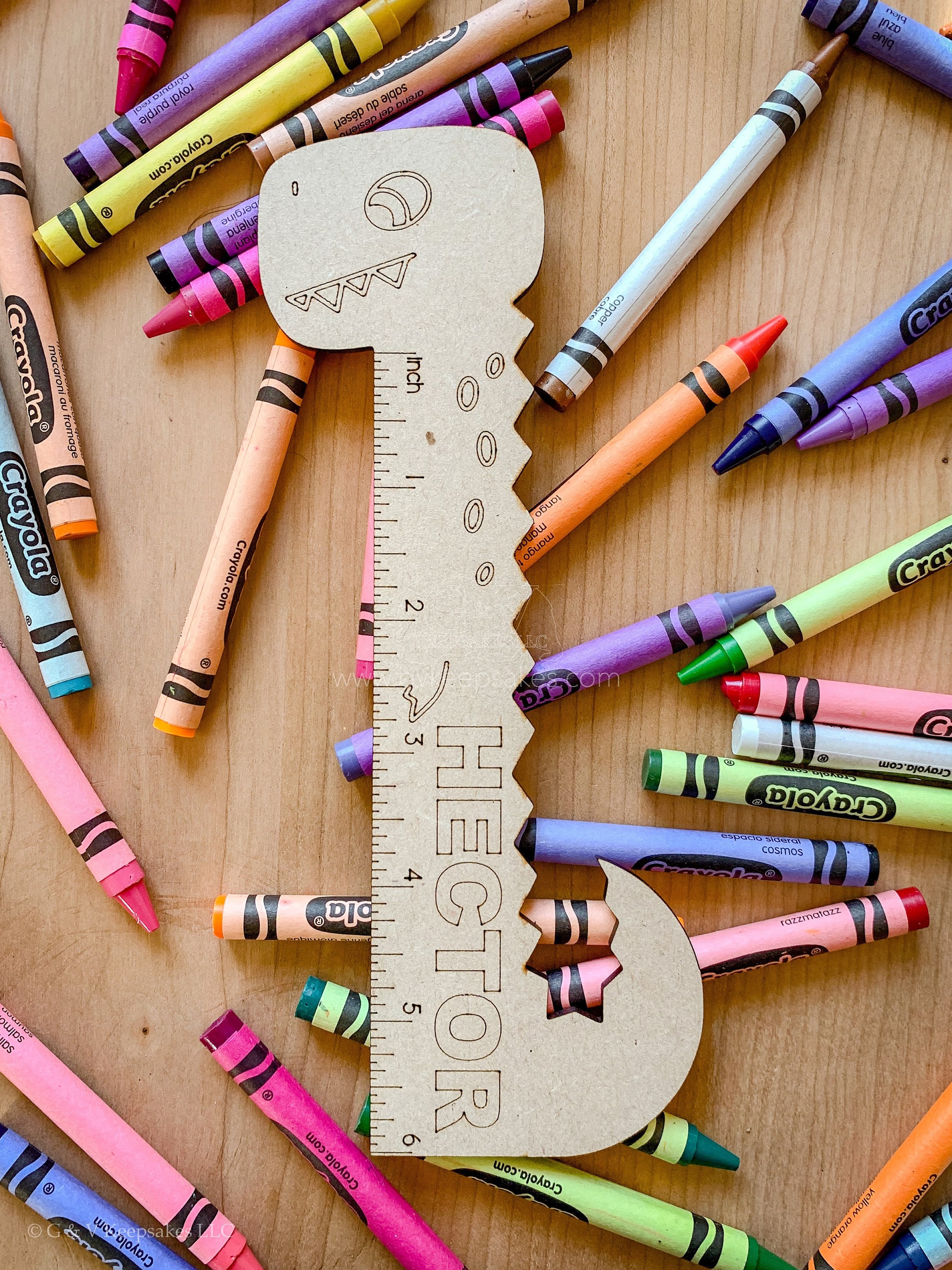 Animal 6 Inch Ruler With Name to Color in Sets - Etsy